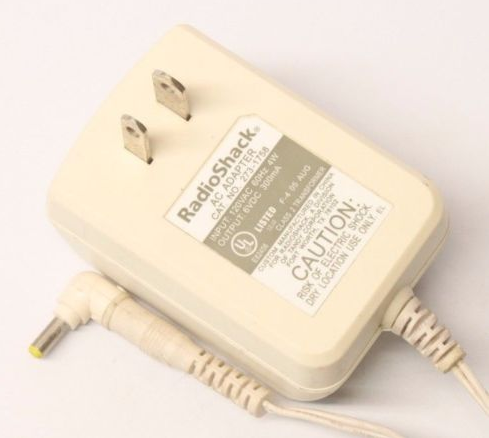 NEW Orignal Radio Shack 273-1758 Output 6V DC 300mA AC Power Supply Adapter Charger
