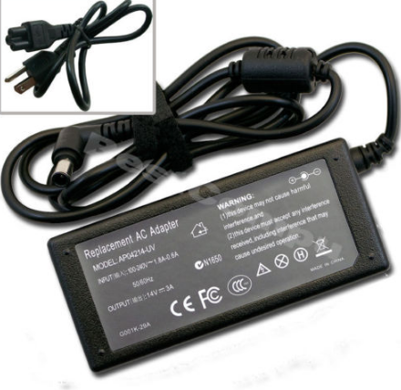 NEW Samsung SyncMaster BX2331 S22A350H LCD Monitor Power Cord AC Adapter Charger
