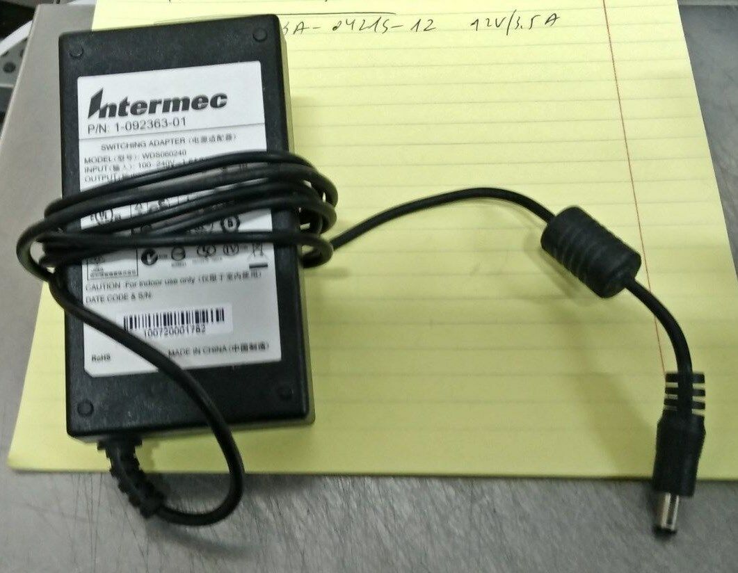 *Brand NEW* Intermec 24V/2.5A 1-092363-01 WDS060240 Switching AC Power Adapter Free shipping!