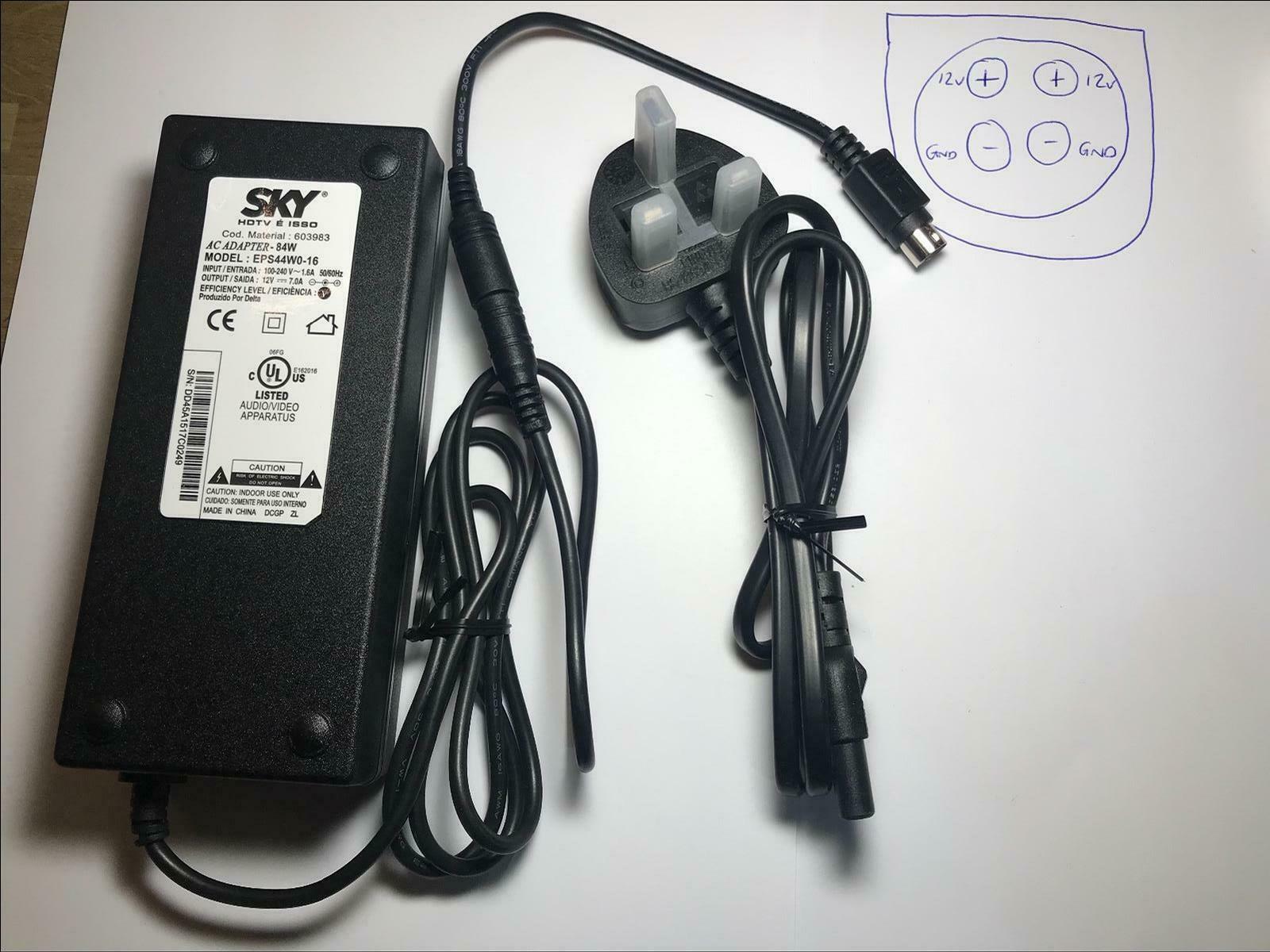 RT-560-R4 Till 12V 5A 4 Pin Din Plug AC Power Adaptor for POS PC RT-565-R4 63W