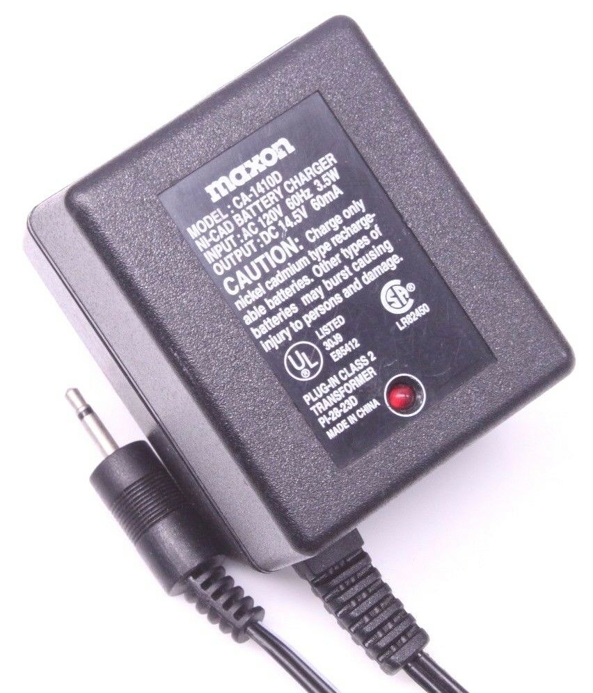 Maxon CA-1410D AC DC Power Supply Adapter 14.5V 60mA for NiCD Battery Charger Brand: Maxon Type: Battery