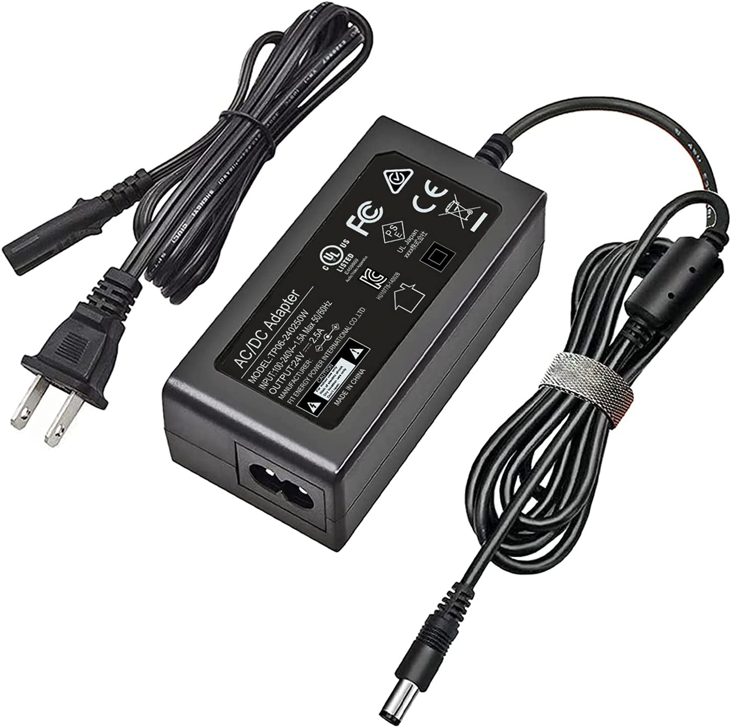 DSA-65W-224060 24V AC/DC Adapter Power Cord UL Listed Replacement for Silhouette Cameo 1 2 3 4 SD Portrait Ele