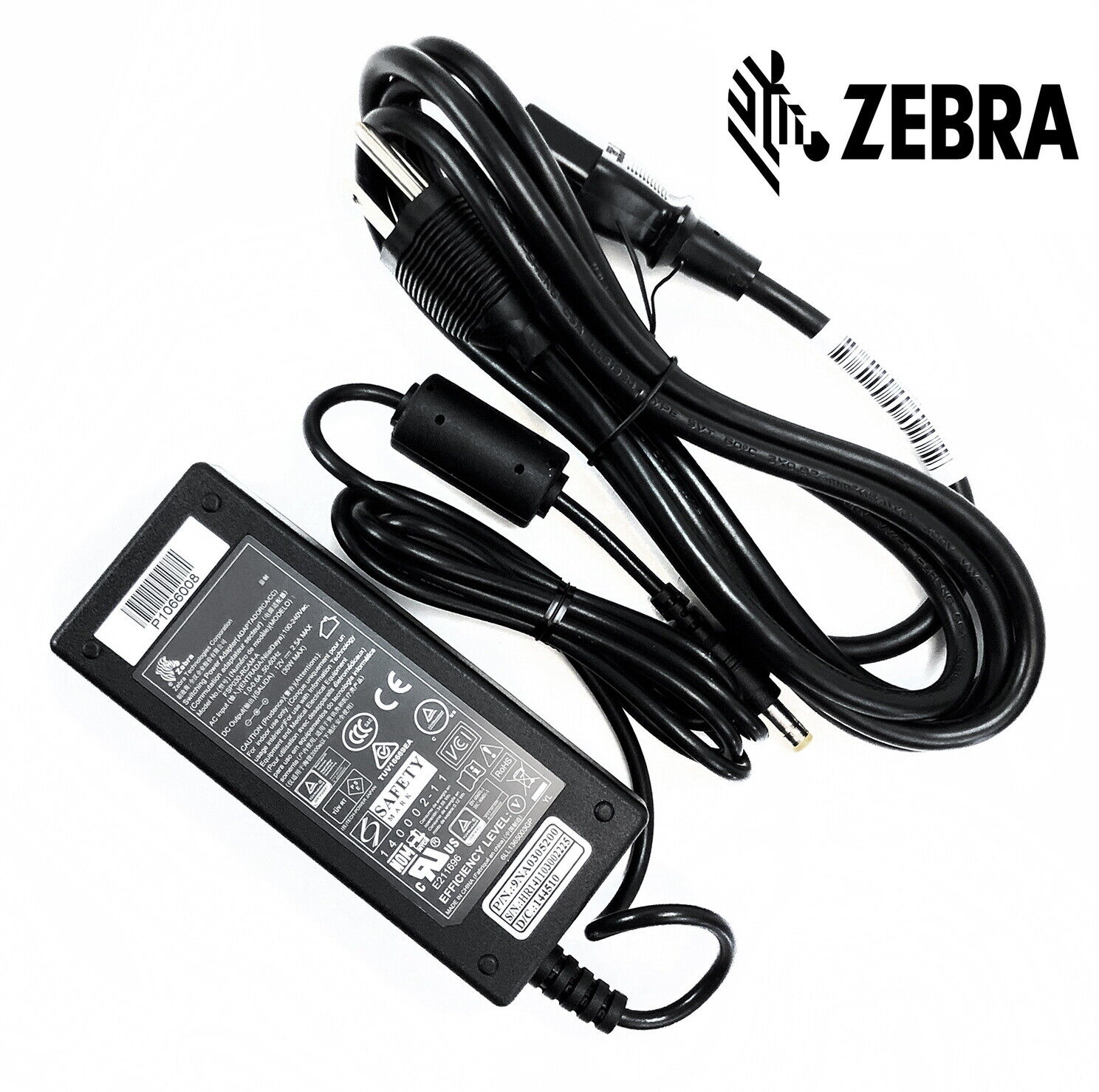 NEW OEM Zebra Healthcare AC Adapter Charger for ZQ510 ZQ520 Printers W/P.Cord Country/Region of Manufacture: