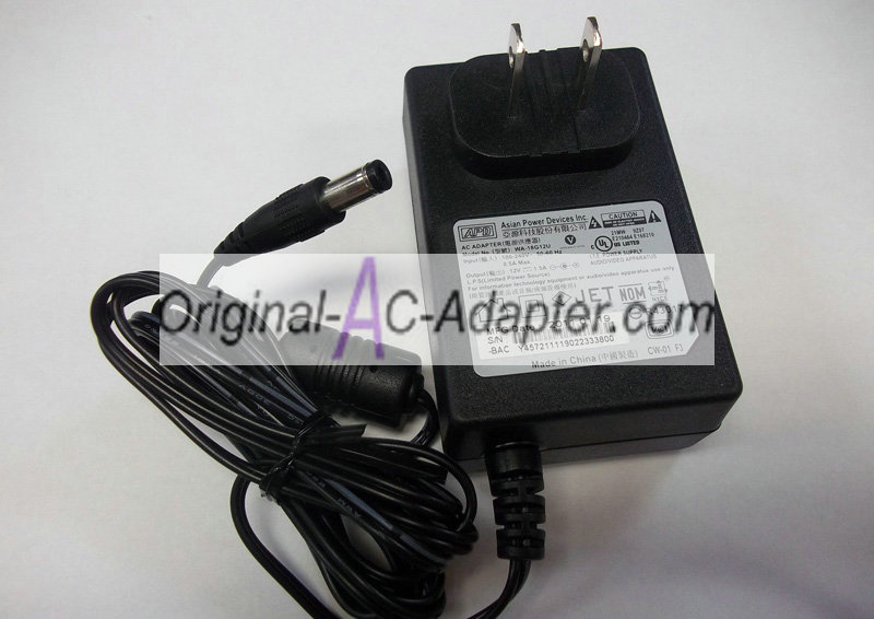 Acbel 12V 1.5A 5.5mm x 2.5mm Power AC Adapter