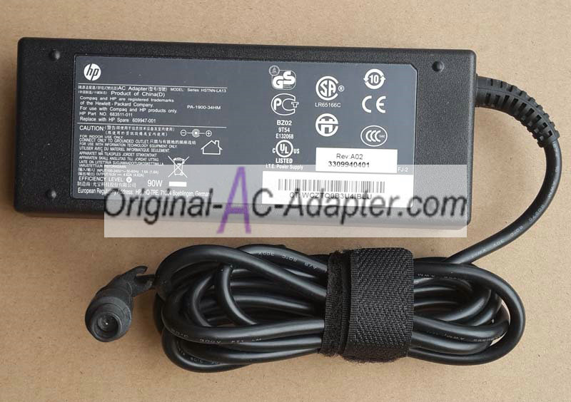 HP 463956-001 19.5V 4.62A Power AC Adapter