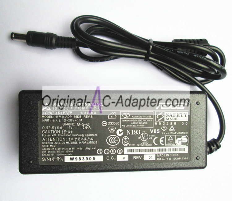 LCD 19V 2.64A 50W TV Power AC Adapter
