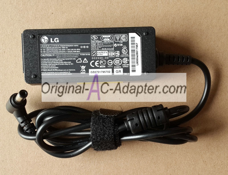 LG 20V 2A For LG XD110 Power AC Adapter