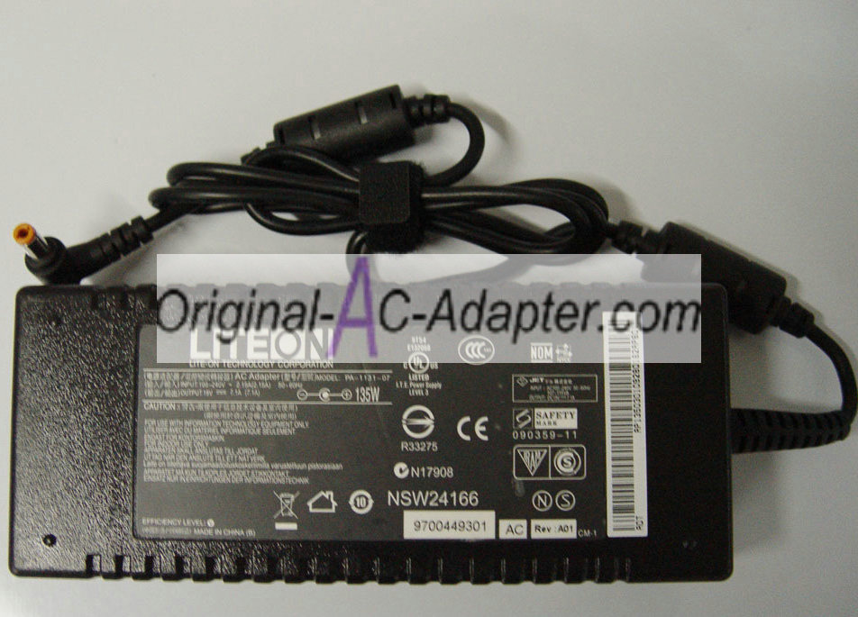 LITEON PA3290U-2ACA 19V 7.1A Power AC Adapter
