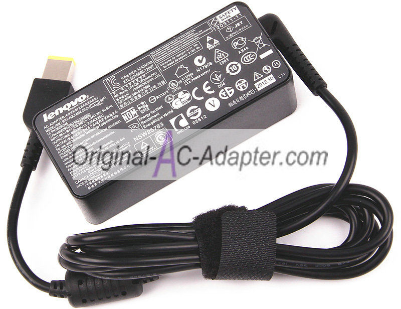 Lenovo 20V 2.25A Square interfaces with pin Power AC Adapter - Click Image to Close