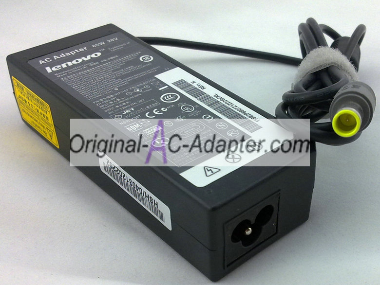 Lenovo 20V 3.25A For Lenovo ThinkPad X230T 34382AG Power AC Adapter