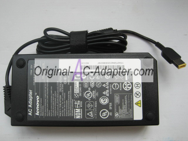 Lenovo 20V 8.5A Square interfaces with pin Power AC Adapter