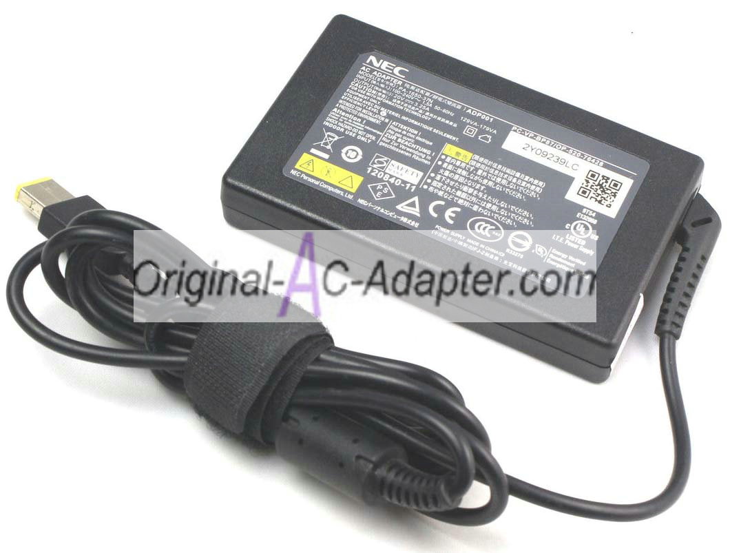 NEC 20V 3.25A Square interfaces with pin Power AC Adapter