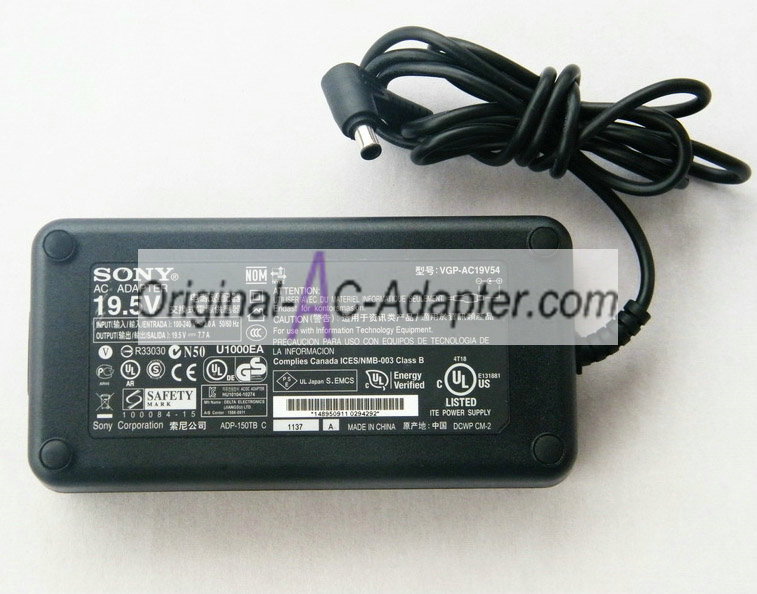 Sony 19.5V 7.7A For Sony Vaio PCG-K Series Power AC Adapter