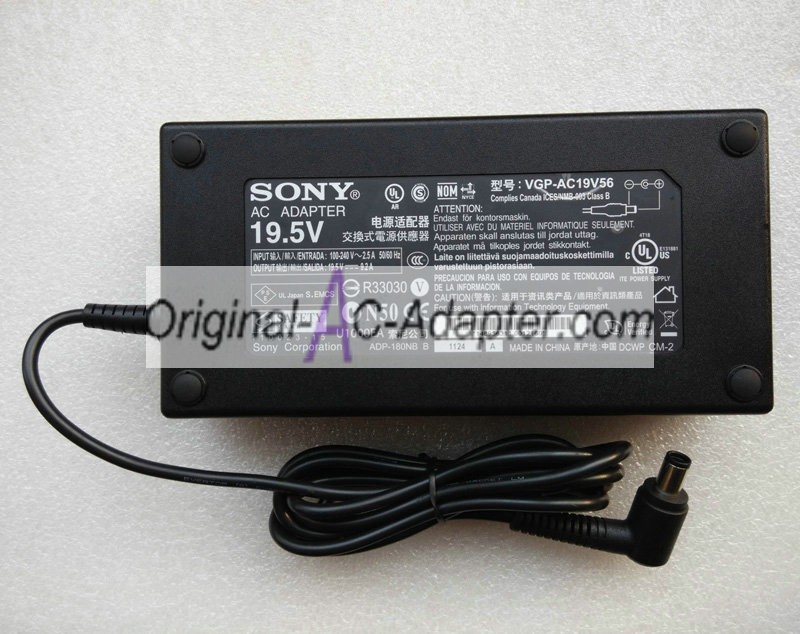 Sony 19.5V 9.2A 6.5mm x 4.4mm Power AC Adapter