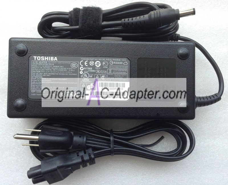 Toshiba PA3260U-2ACA 19V 6.32A Power AC Adapter - Click Image to Close