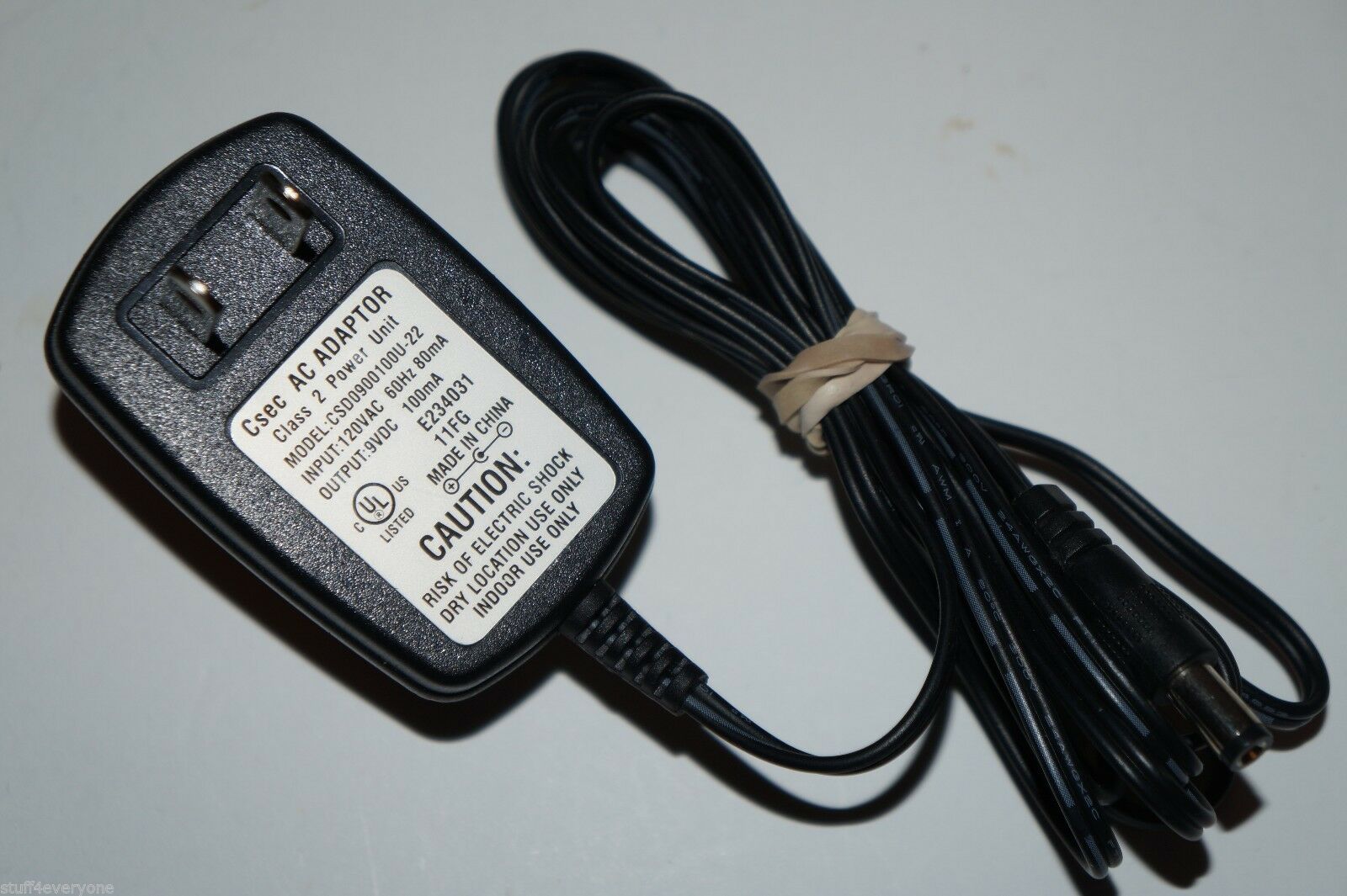 *Brand NEW* 9V 100mA for Csec CSD0900100U-22 AC Adapter Power Supply