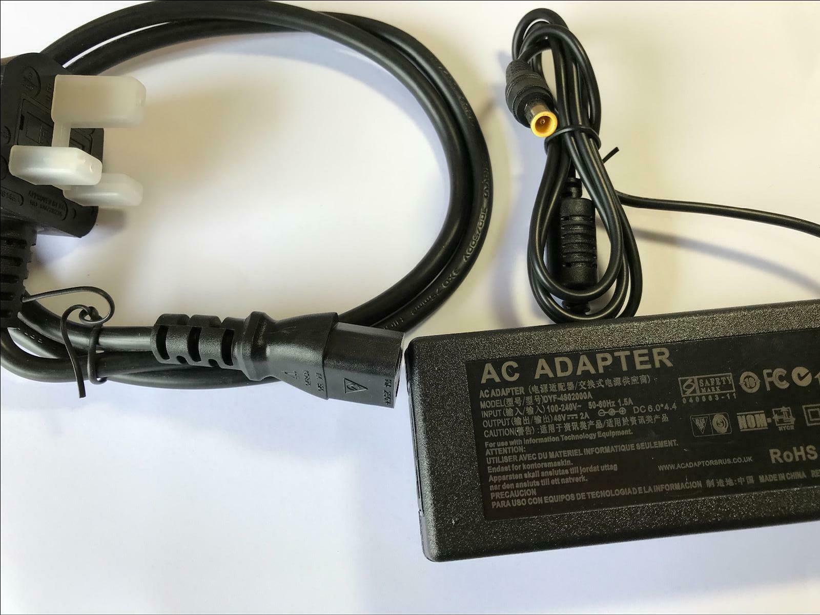 FJSW4802000F 96w ac charger Replacement for Shenzhen Fujia Appliance Co. Model FJ-SW4802000F Type: Power Ad