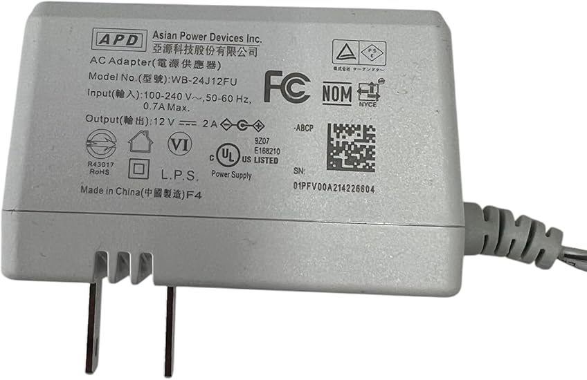 Original Replacement Adapter APD WB-24J12FU 12V 2A for AT&T/T-Mobile Cell Booster Nokia SS2FII Femtocell Multi